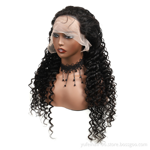 Hot Sale Raw HD Swiss Lace Closure Wig Cuticle Aligned,Transparent Lace Human Hair Water Wave 4*4 Lace Closure Human Hair Wig